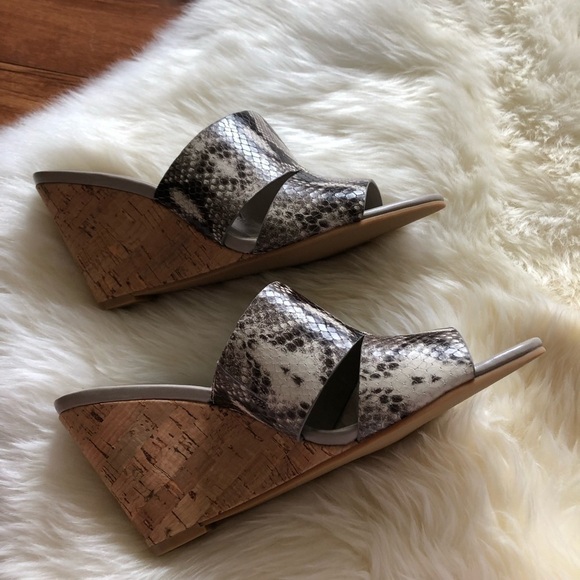 Cole Haan Acoma Wedge II Roccia Snake Print Sandal - Picture 8 of 9